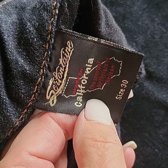 SERFONTAINE CALIFORNIA DARK WASH STRAIGHT LEG JEANS - Picture 11 of 11